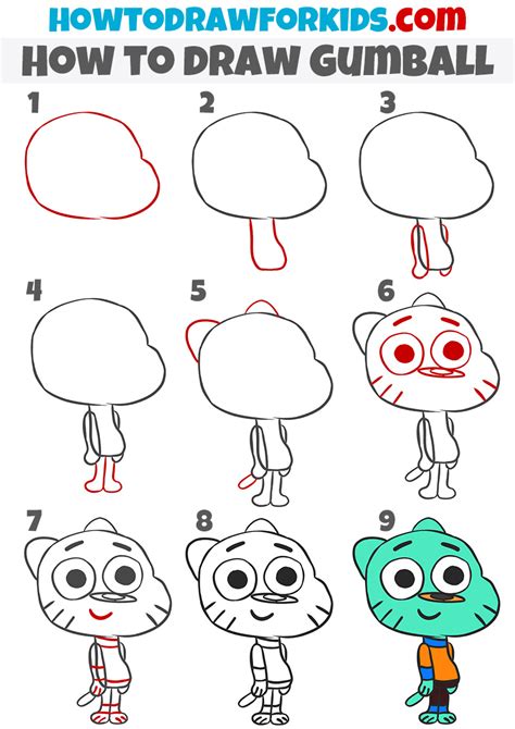 How to Draw Gumball 